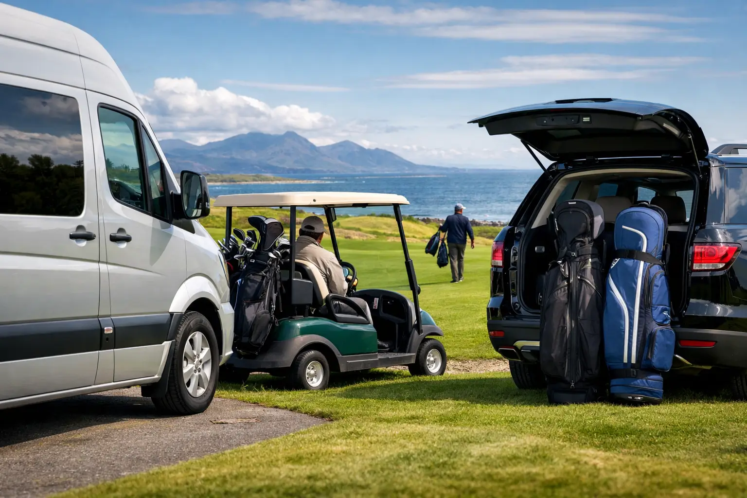 Golf Course Transport Options for Scottish Trips